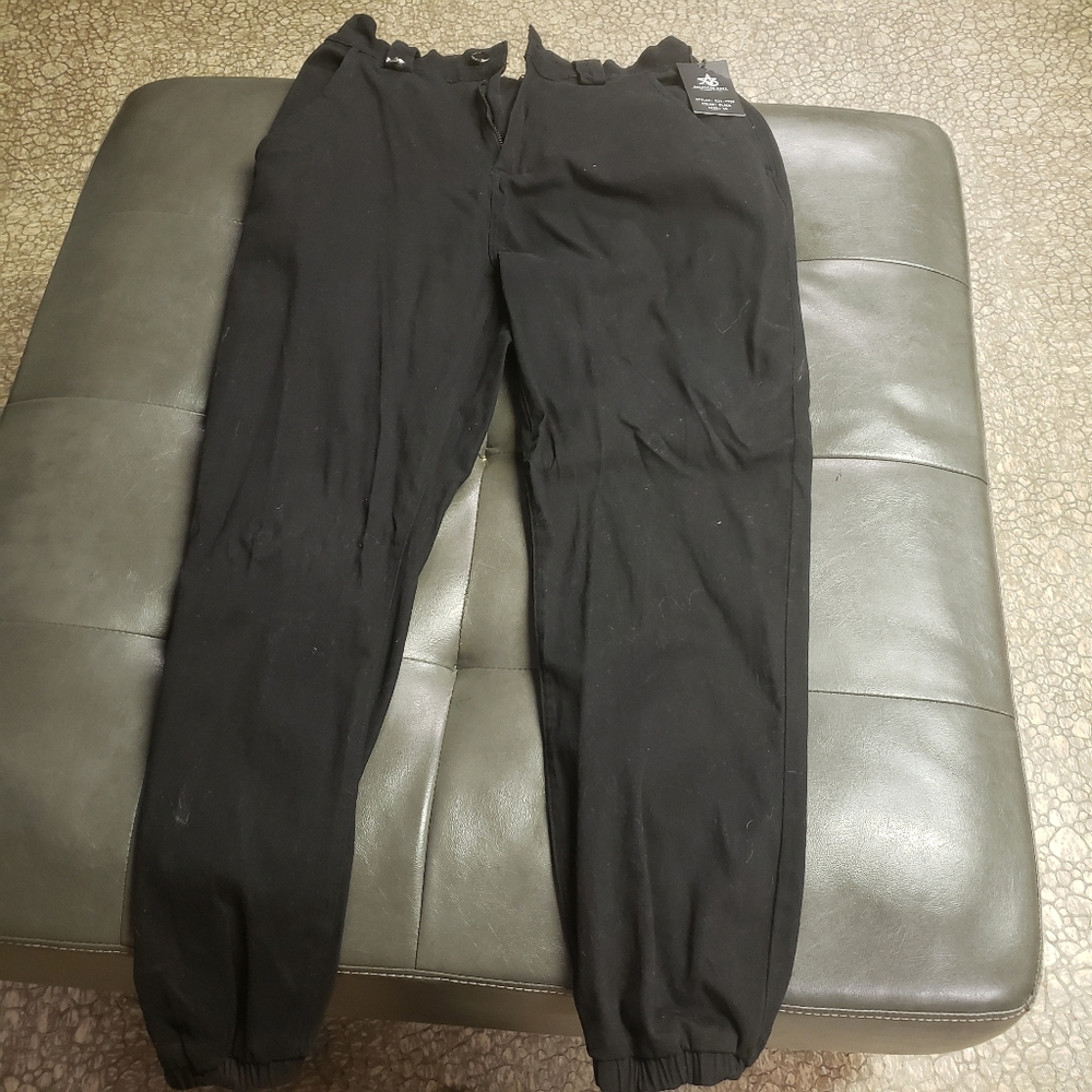Black jean joggers Size 1x